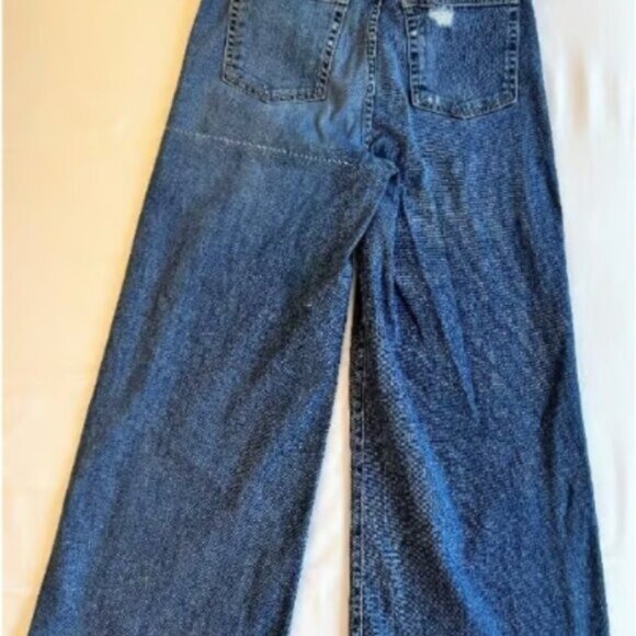 Nili Lotan Josette Wide Leg Jeans, Classic Wash, Size 27 - Picture 11 of 11